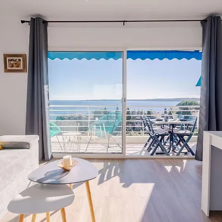 With Panoramic Sea View, Walk To The - Marechal Juin By Halldis Cannes